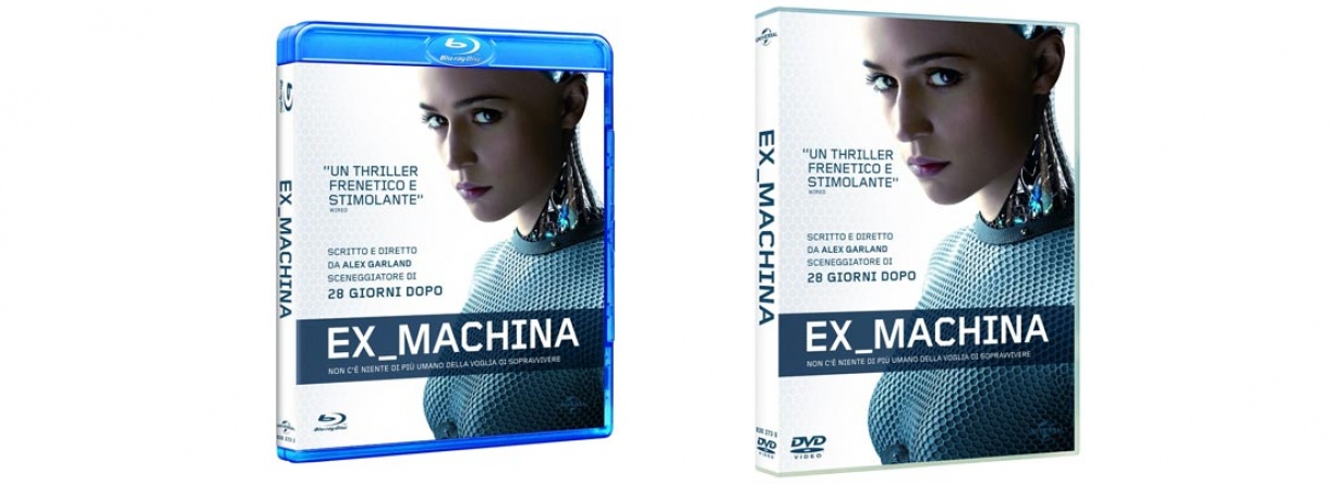 Locandina italiana DVD e BLU RAY Ex Machina 